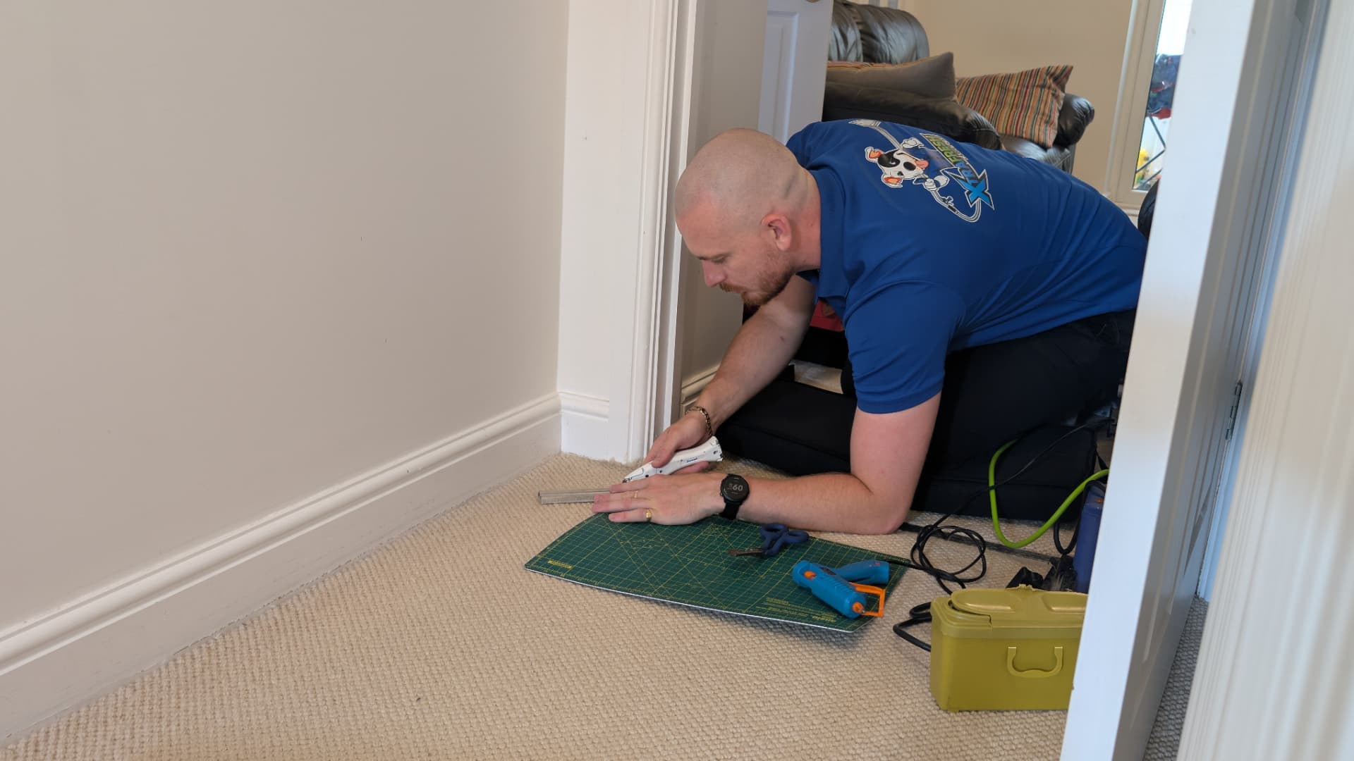 Carpet repairs in Staffordshire by Sealstone Exterior Services
