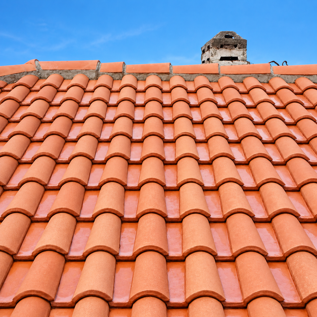 Roof cleaning Cannock comparison 2, after professional cleaning