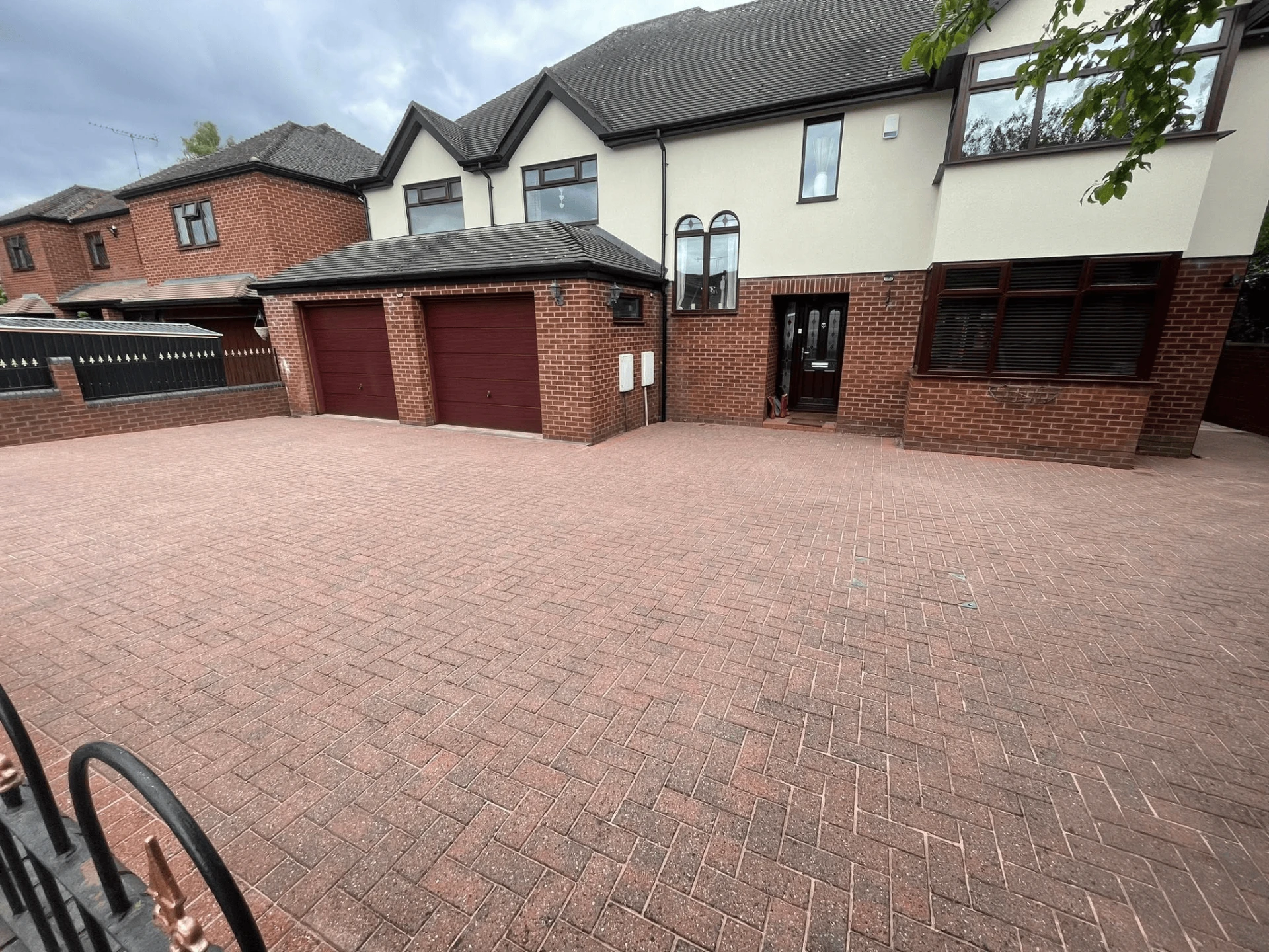 Driveway cleaning Cannock comparison 2, after professional cleaning