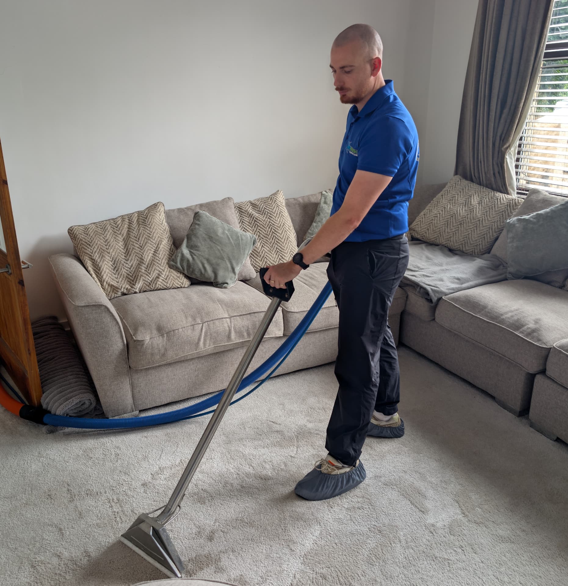 Professional carpet cleaning in Staffordshire